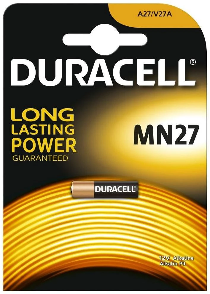 Duracell MN27 12V baterija pakuotėje