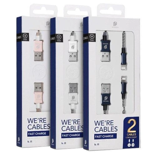 Kabelis USB Dux Ducis USB-A - microUSB 1 m Rožinė (49277-uniw)