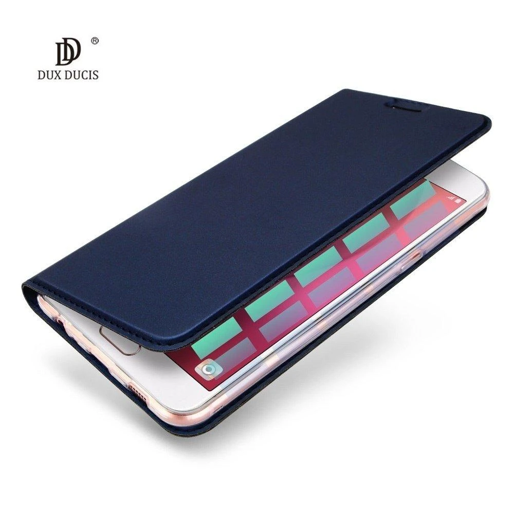 Dux Ducis Premium atverčiamas dėklas skirtas Huawei Y9 (2018), mėlynas