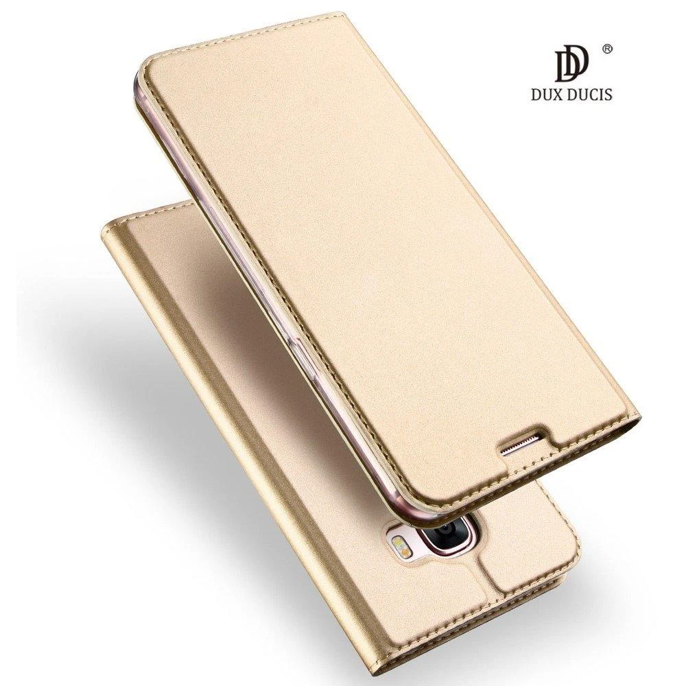 Dux Ducis Premium atverčiamas dėklas skirtas Huawei Mate 10, auksinis