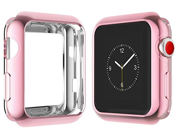 Dux Ducis Premium Silikoninis dėklas For Apple Watch 4 40 mm Rožinė + Gift  | Varle.lt