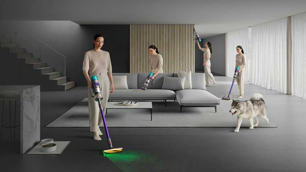 Belaidis dulkių siurblys Dyson Gen5detect Absolute, Violetinės / metalo spalvos