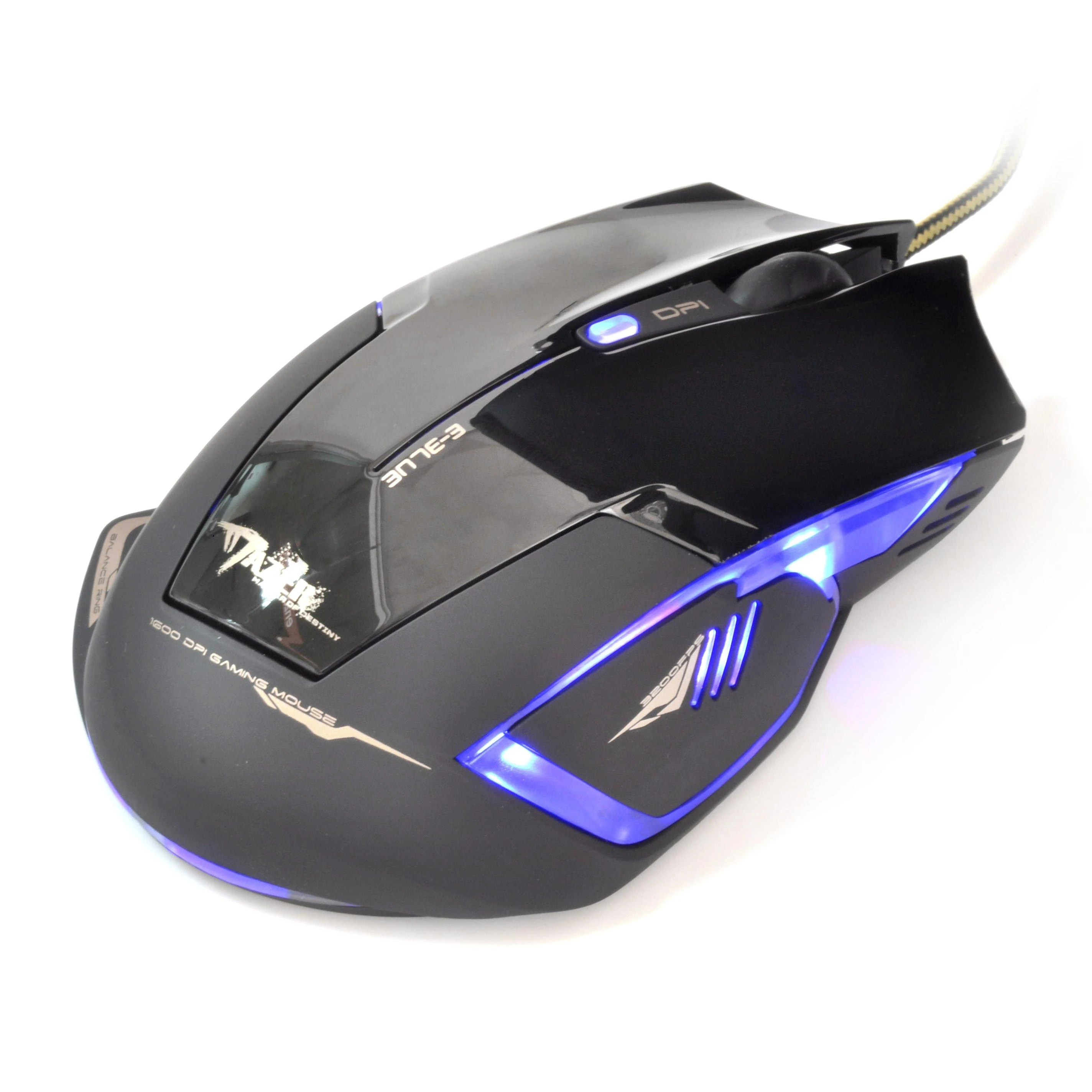 E-Blue E-Mėlyna Pelė E-Mėlyna Mazer R (EMS124BK)