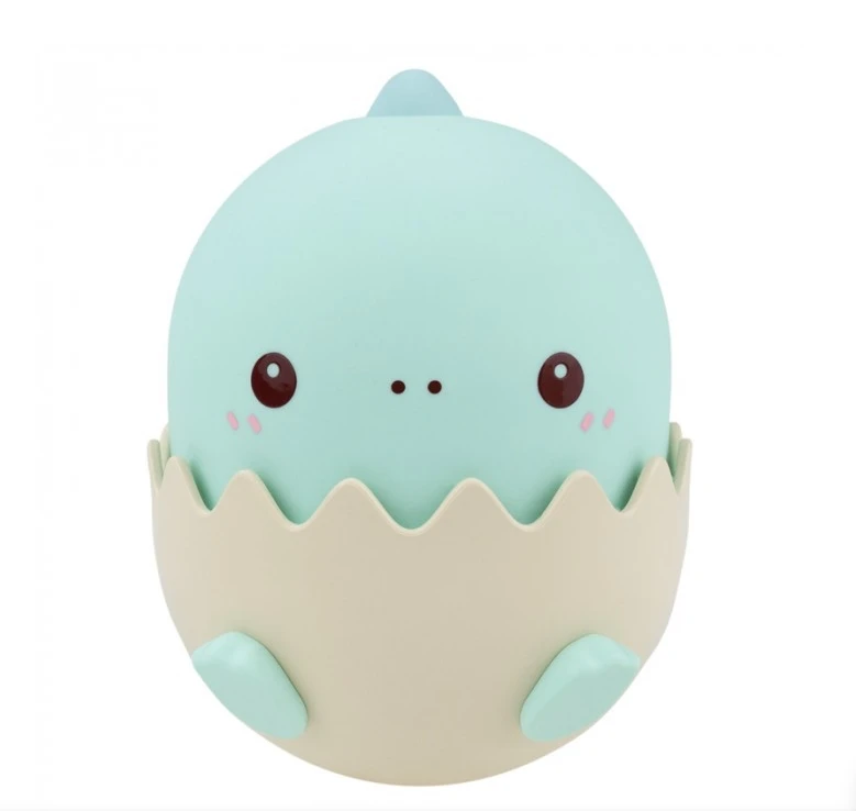 Eco Light LED naktinė lemputė kūdikiui dino mėlyna