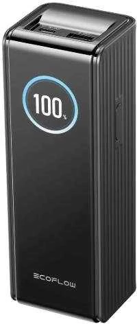 „EcoFlow RAPID“ išorinė baterija 25000 mAh, 170 W (su integruotais 100 W laidais).