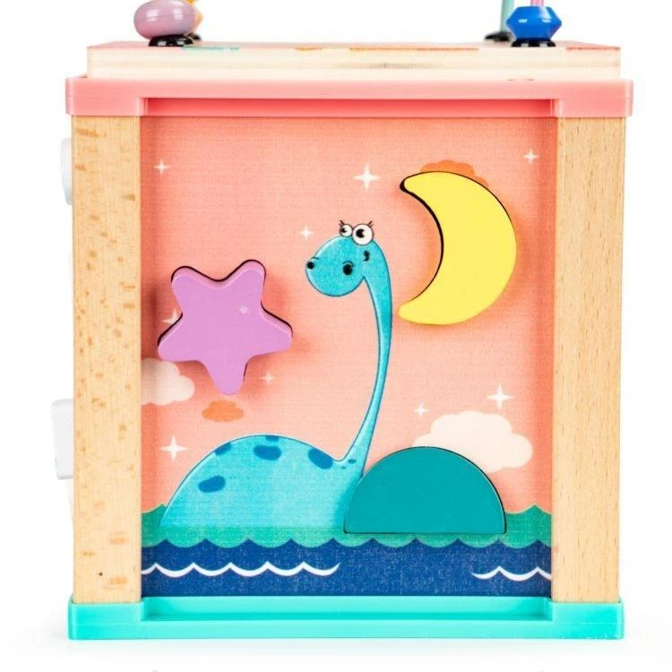 Cube Medinis lavinantis kubas, ECOTOYS mula rūšiuotojas