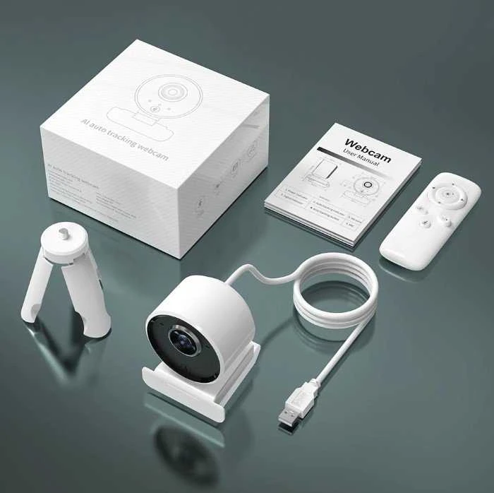Internetinė kamera Reolink EDUP 1080P Full HD internetinė kamera / automatinis fokusavimas / išmanusis WiFi su mikrofonu / portreto sekimas / USB / 4K