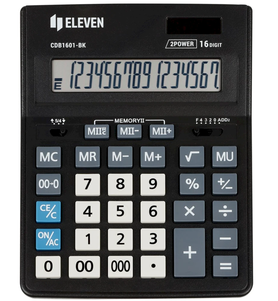 Eleven CDB1601-BK (EU) office skaičiuotuvas