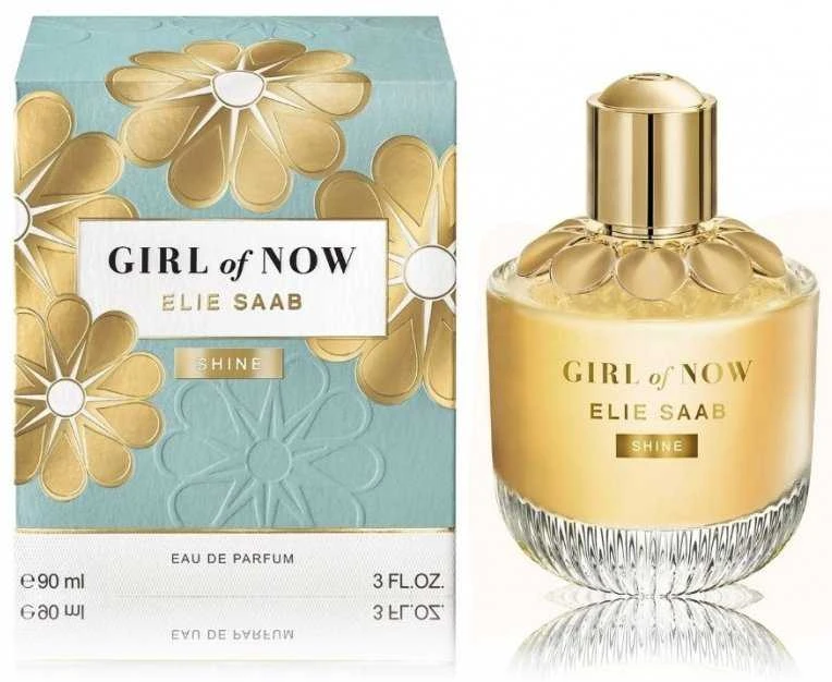 Elie Saab Girl Of Now Shine Eau De Parfum Purškiklis kvepalai moterims 90ml