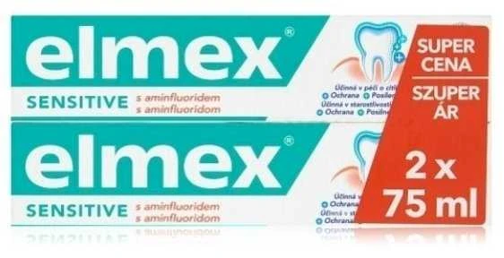Elmex Dantų pasta for Sensitive Teeth Sensitiv e Duopack 2 x 75 ml