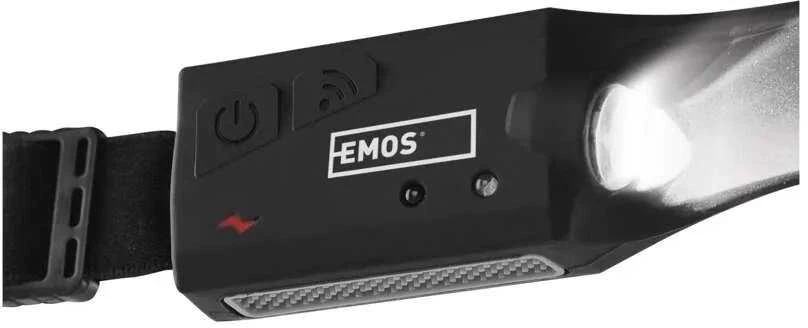 LED žibinuvėlis ant galvos įkraunamas, LED, šoninis 380lm, EMOS