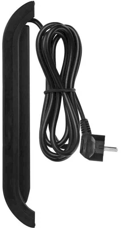 Ilgiklis su apsauga nuo viršįtampių (1800J) 4 lizdų, 2m, TV antenos (IEC) apsauga, juodas EMOS