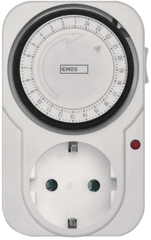 Emos Mechaninis laikmatis 230V/16A/inter.15min baltas