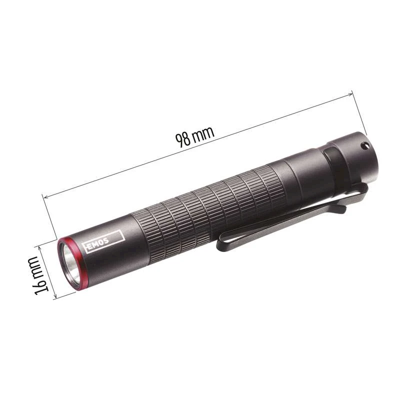 Žibintuvėlis, atsparus drėgmei IP65, ULTIBRIGHT 50, CREE LED, 100lm, 1xAAA, EMOS