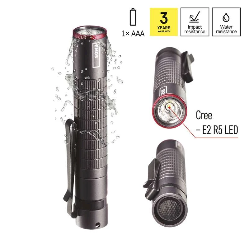 Žibintuvėlis, atsparus drėgmei IP65, ULTIBRIGHT 50, CREE LED, 100lm, 1xAAA, EMOS