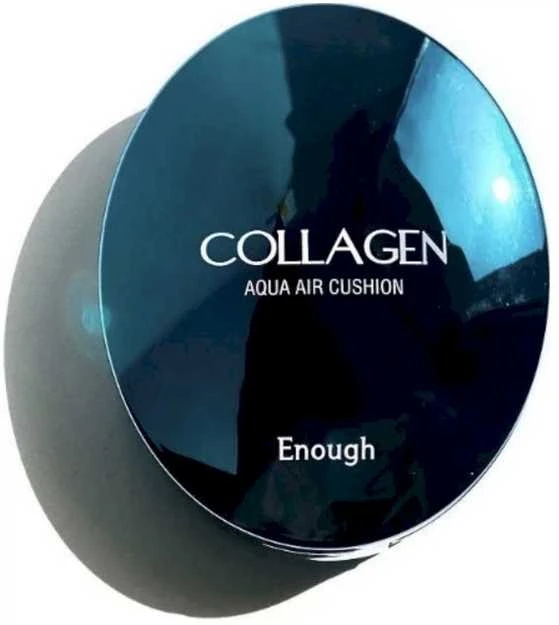 ENOUGH Collagen Aqua Air Cushion SPF50+ PA+++ - drėkinamasis makiažo pagrindas-kušonas su kolagenu, 15g