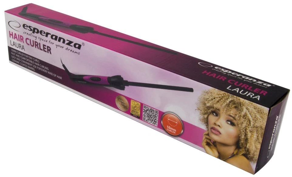ESPERANZA EBL014 - 5901299949573 ESPERANZA EBL014 LAURA - HAIR CURLER - 10 MM