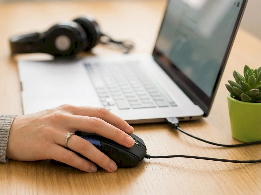Optinė pelė USB (mėlyna) Esperanza
