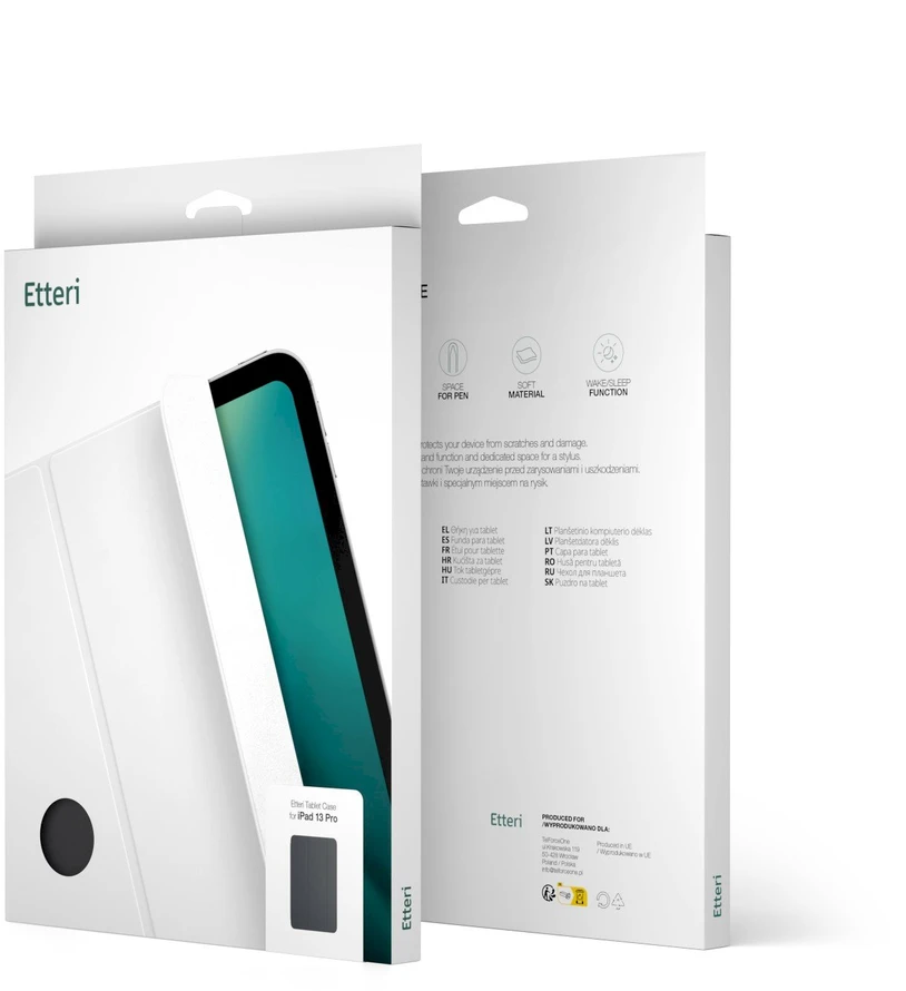 Etteri dėklas Apple iPad Pro 2024 11' juodas