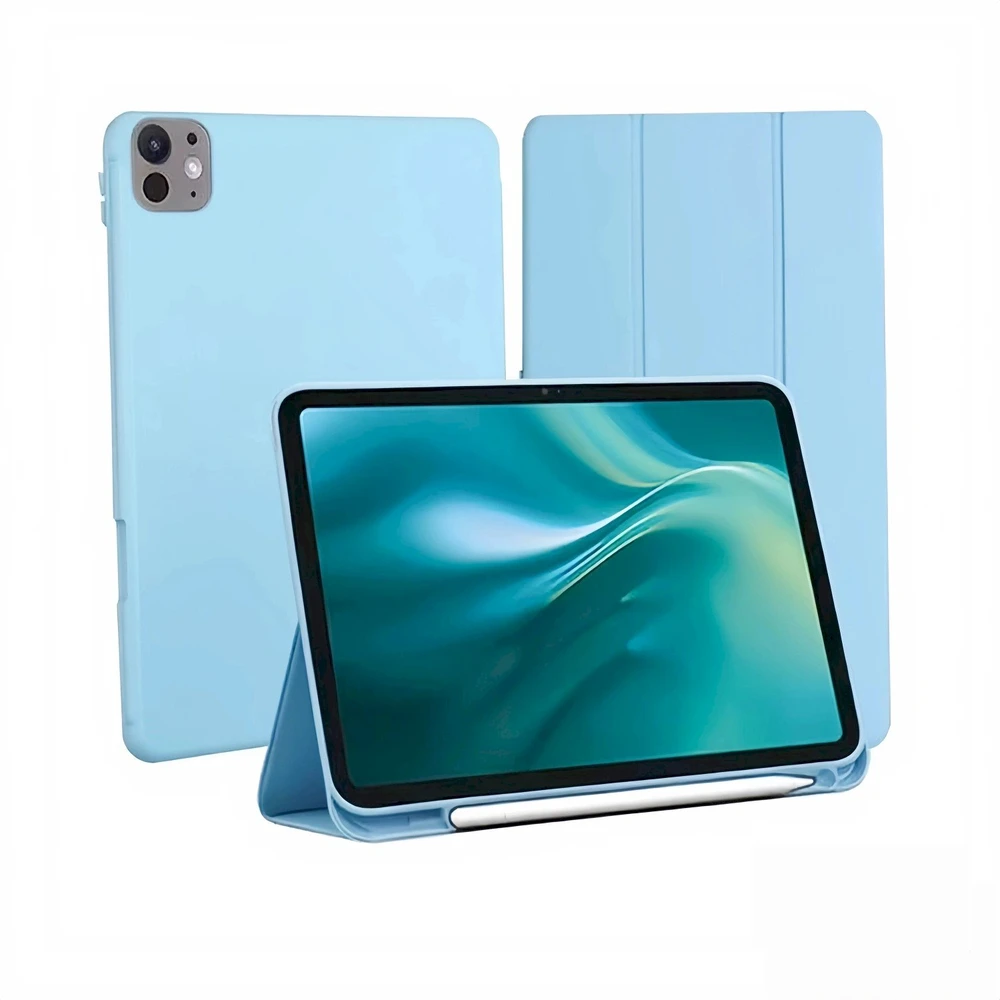 Mėlynas „Etteri“ dėklas, skirtas „Apple iPad Pro 2024 11'“ šviesiam mėlynynui