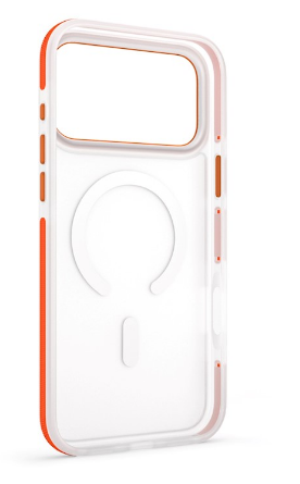 Dėklas Telforceone Etteri Icy Mag case for iPhone 17 Pro Max oranžinis