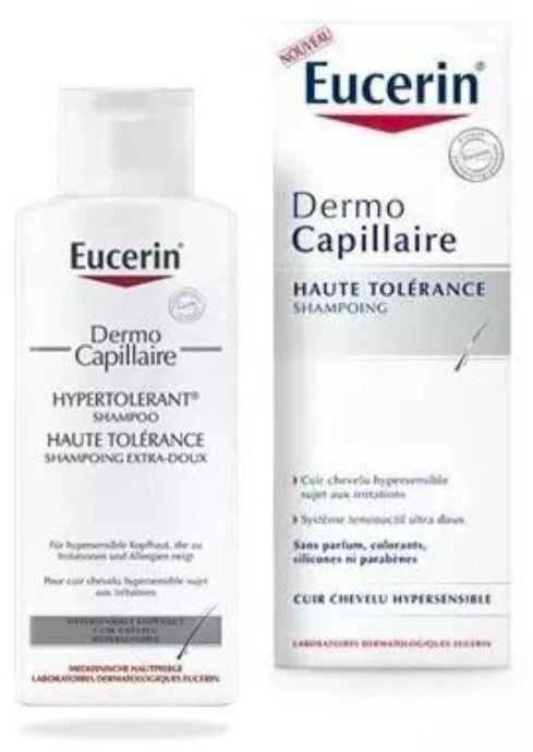 Eucerin DermoCapillaire Hypertolerant Extra Mild Šampūnas Šampūnas moterims, 250 ml