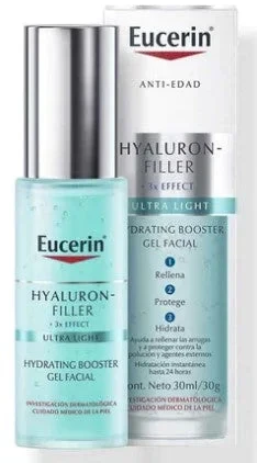 "Eucerin Hyaluron-Filler Moisture Booster" drėkinamasis ir gaivinantis veido gelis 30ml