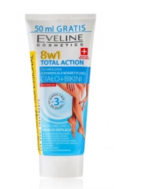 Eveline Cosmetics Eveline Body Therapy 8in1 Total Action daugiafunkcinis depiliacinis kreminis kremas, 200 ml
