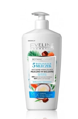 Eveline Cosmetics Eveline Botanic Expert aktyviai drėkinamasis losjonas kūnui In Balm, 350 ml