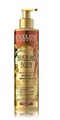 Eveline Cosmetics Eveline Brazilian kūno drėkinamasis ir bronzinis kūno balzamas, 200 ml
