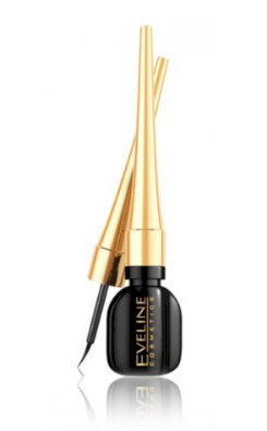 Eveline Cosmetics Eveline Celebrities Akių apvadas Juodas 3 ml
