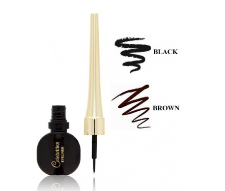 Eveline Cosmetics Eveline Celebrities Akių apvadas Juodas 3 ml