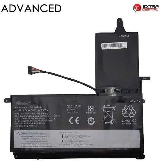 Extra Digital 45N1166 Baterija for Lenovo Nešiojamas kompiuteris 3600mAh