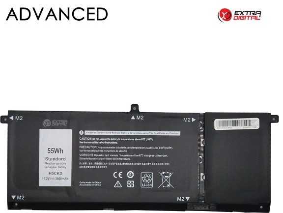 Extra Digital H5CKD Baterija for Dell Nešiojamas kompiuteris 3600mAh