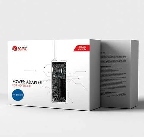 Extra Digital Nešiojamo kompiuterio įkroviklis HP 65W: 19.5V, 3.33A