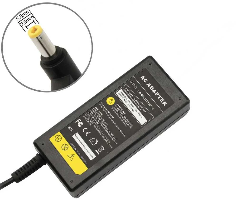 ASUS 65W įkroviklis su 5.5mm x 2.5mm jungtimi