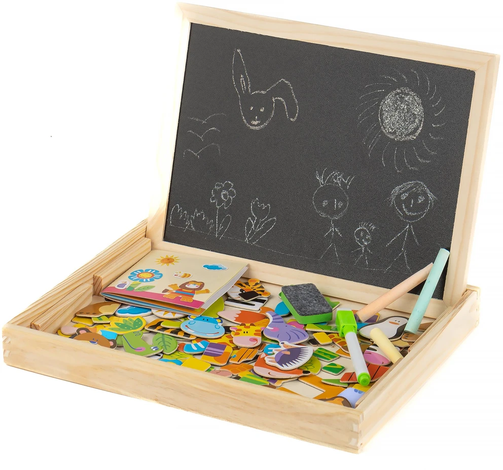 „Extralink Toys“ – kreida ir magnetinė lenta, lavinamoji, dvipusė