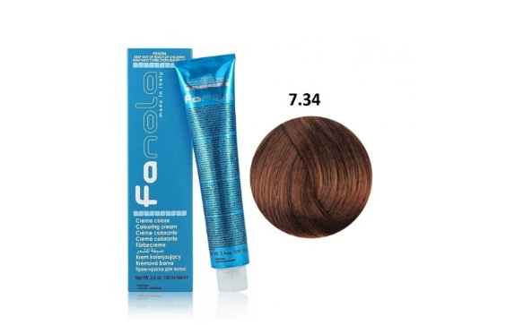 Fanola dažomieji kreminiai dažai 7.34, 100 ml