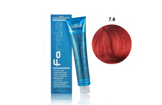 Fanola dažomieji kreminiai dažai 7.6, 100 ml