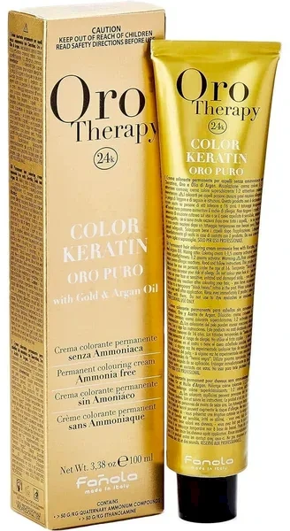 Fanola Oro Therapy Color Keratin Oro Pure 6,606, 100 ml