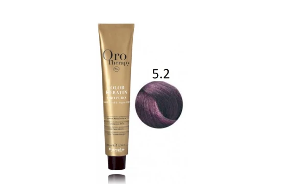 Fanola Oro Therapy Color Keratin Oro Pure 5.2, 100 ml