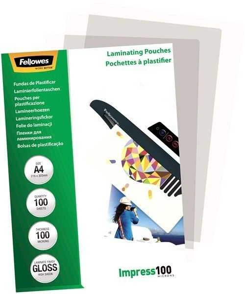 Fellowes A5 100 mikronų.