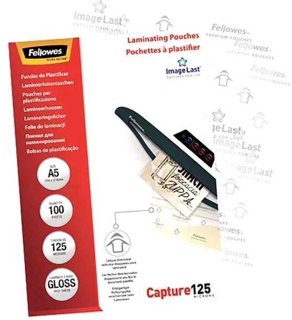 Fellowes Laminavimo popierius A6 Glossy 125micron