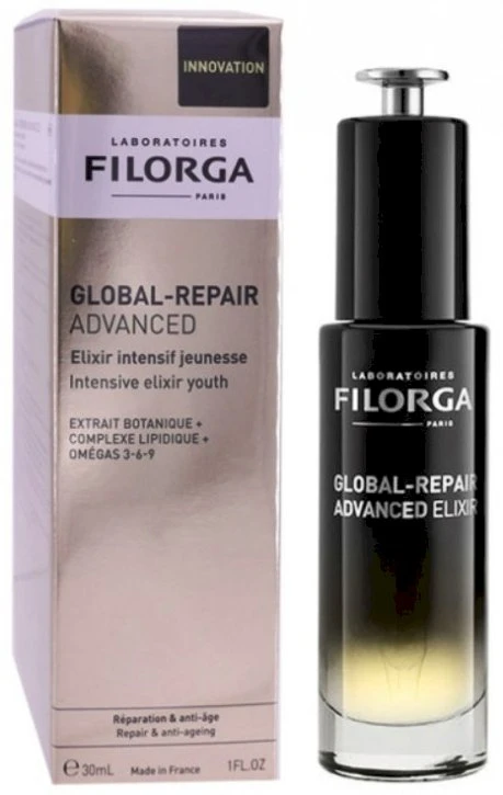 Filorga Global-Repair Advanced Eliksyras maitinamasis aliejinis veido serumas, 30 ml