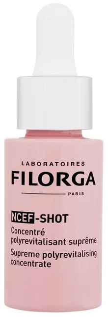 Filorga Ncef-Shot Supreme Poly Revitalizing Concentrate intensyvaus poveikio gaivinamasis veido serumas 15ml