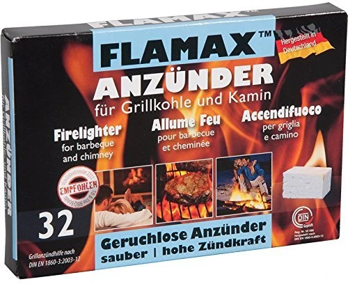 Flamax 1318113 parafino uždegimo kubeliai, 32 vnt.
