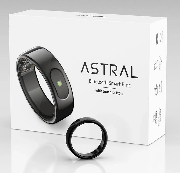 Telforceone Forever Smart ring Astral SR-100 juodas size 8
