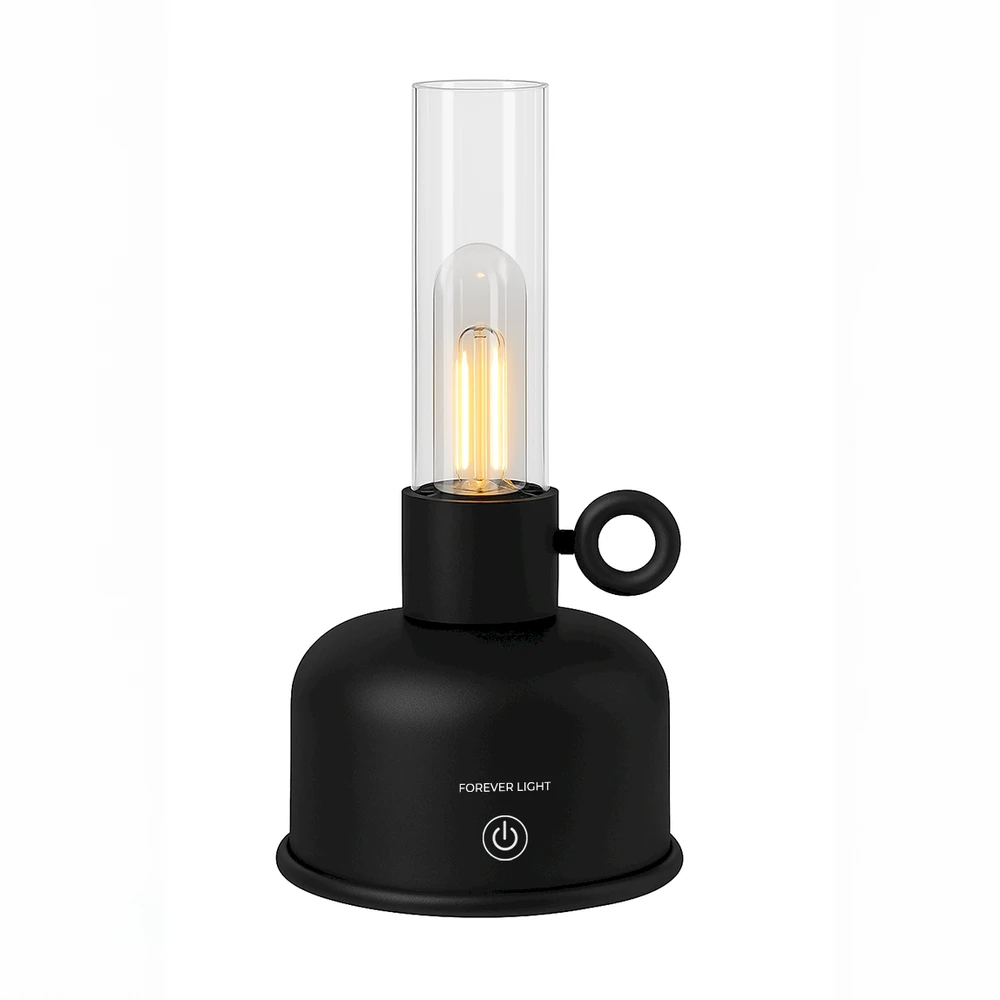 „Telforceone Forever Light Vintage Petroleum“ LED lempa FLR-02 Juodas