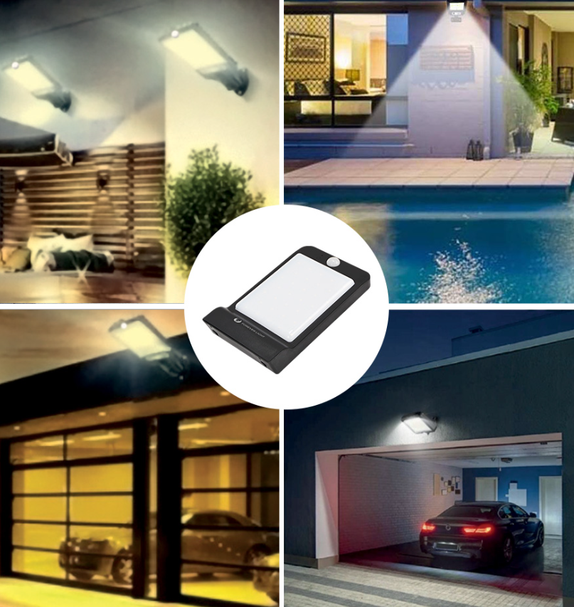 TelForceone SUNARI saulės lempa LED FLS-11 32*SMD PIR 5W 250lm 4500K 1200mAh Li-ion Juodas Forever Light