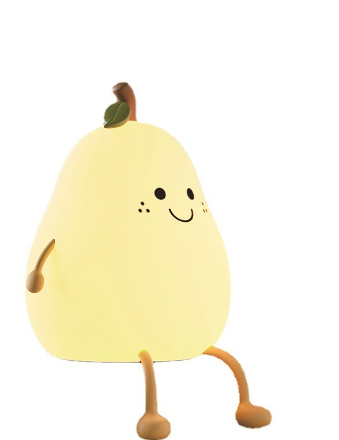 TelForceone LED naktinė lempa LUCKY PEAR FNL-02 daugiaspalvis silikonas Forever Light